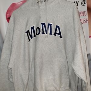 moma hoodie grey